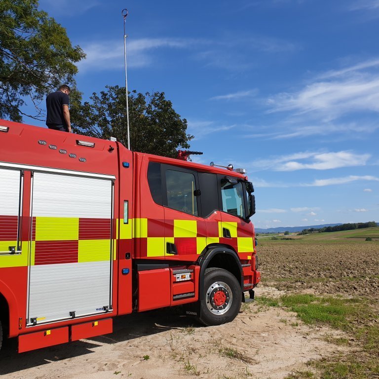 Við prófanir í Póllandi