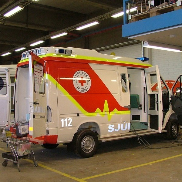 Merking og málun langt komin