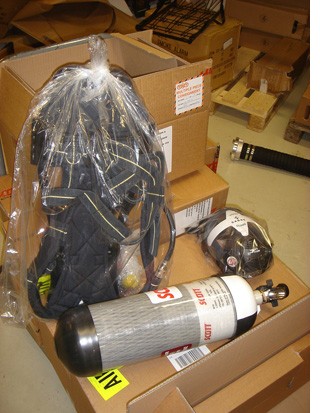 Sex Scott Propak reykköfunartæki til slökkviliðs