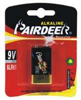 Pairdeer 9V Alkaline rafhlaða