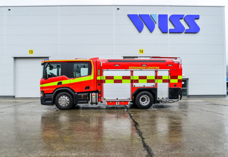 Wiss Scanía slökkvibifreið
