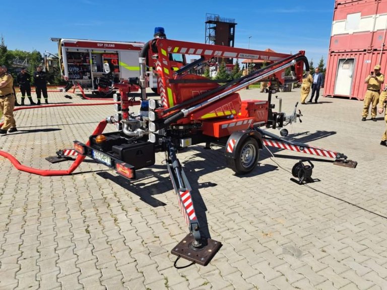 Wiss slökkvibúnaður á kerru