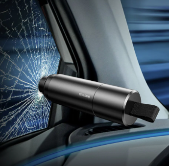 Ný vara! Neyðarhamar og hnífur í einu setti.