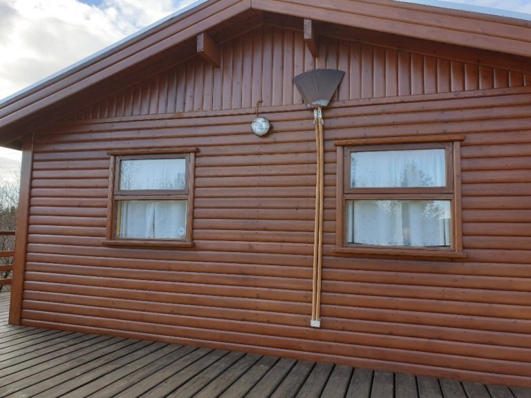 Sinuklöppur (eldklöppur) á sumarhúsi