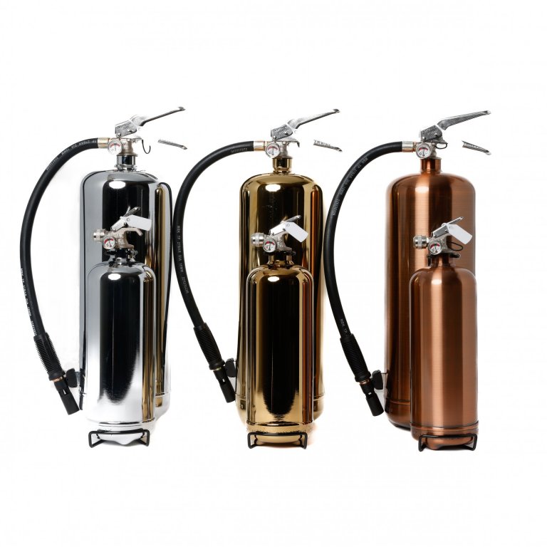 Gullfalleg slökkvitæki