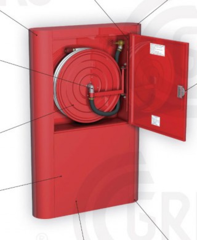 Gras standandi brunaslönguhjólaskápur