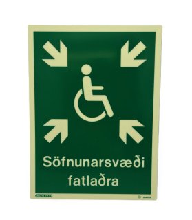 Söfnunarsvæði fatlaðra