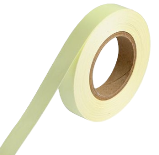 Sjálflýsandi borði 20mm x 5m Gulur