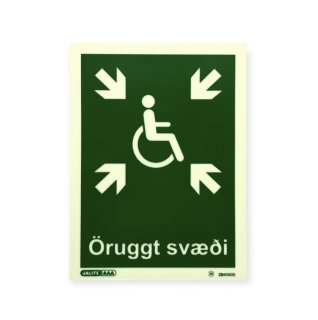 Öruggt svæði fatlaðara