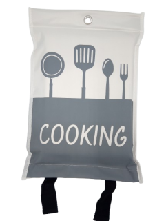 Eldvarnarteppi Cooking grátt