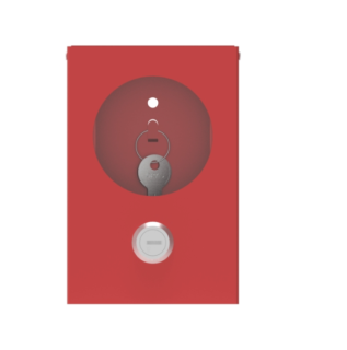 GRAS lyklaskápur m/gleri og læsingu