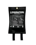  Eldvarnateppi leður svart