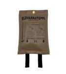 Eldvarnateppi leður brúnt